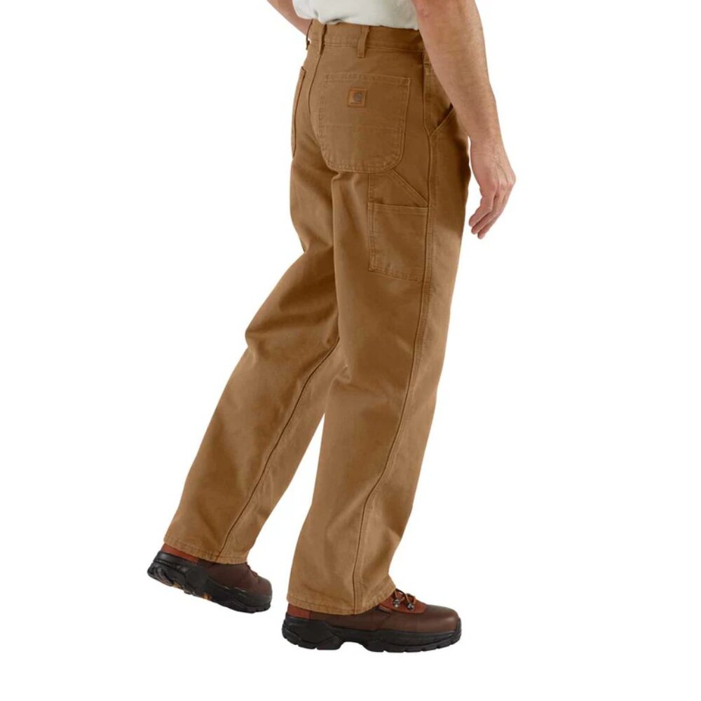Carhartt Loose Fit Washed Duck Dungarees Utility Work Pant B11 Brown 38 x 30 - Picture 12 of 12